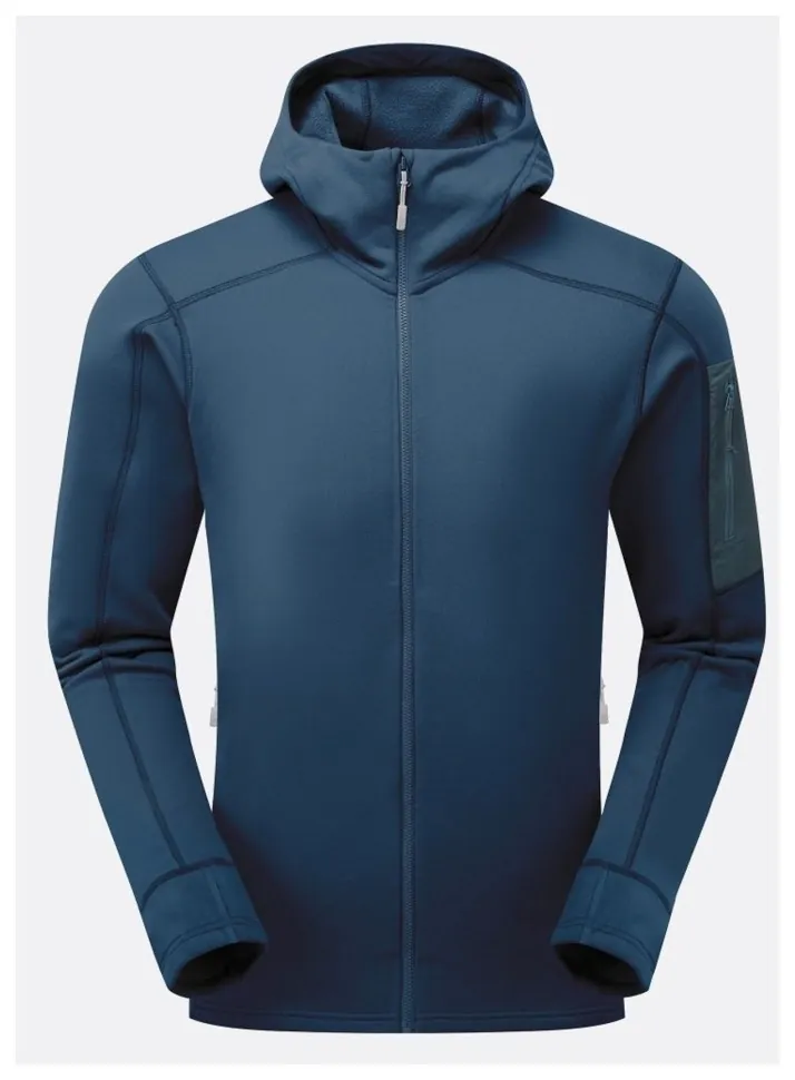 Чоловіча флісова кофта Rab Modulus Hoody, Tempest Blue (L)