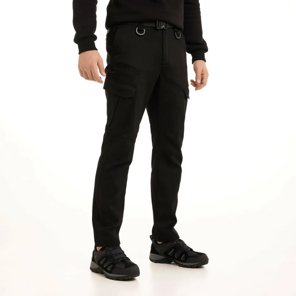 Зимові тактичні брюки чорні Pobedov trousers Tactical ЗИМА 3XL (XXXL)