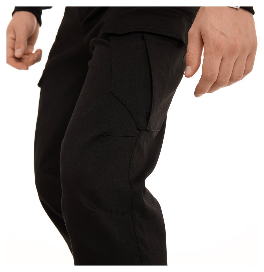 Зимние тактические черные брюки Pobedov trousers Tactical ЗИМА 3XL