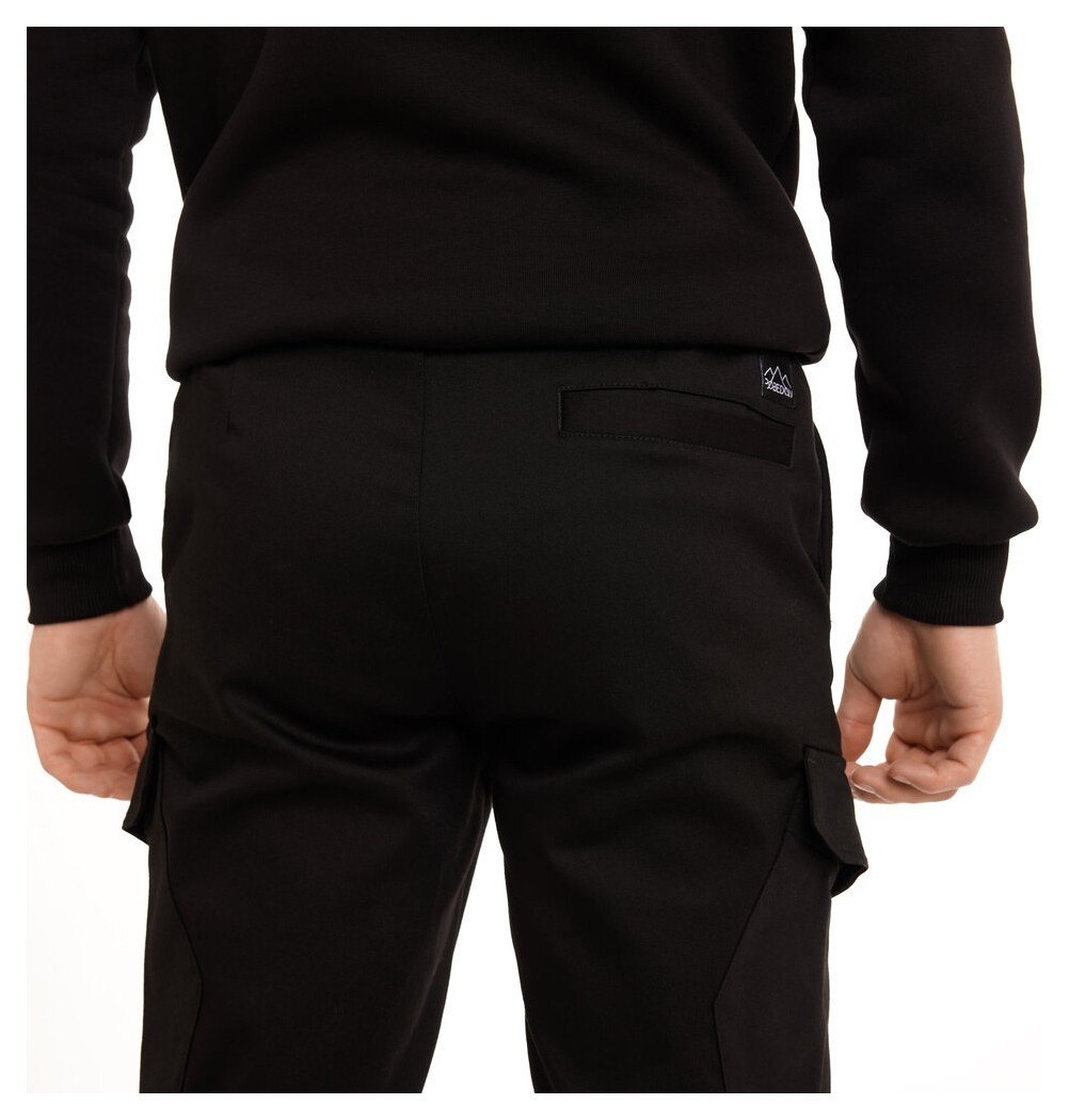 Зимние тактические черные брюки Pobedov trousers Tactical ЗИМА 3XL