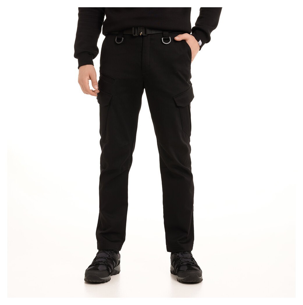 Зимние тактические черные брюки Pobedov trousers Tactical ЗИМА 3XL