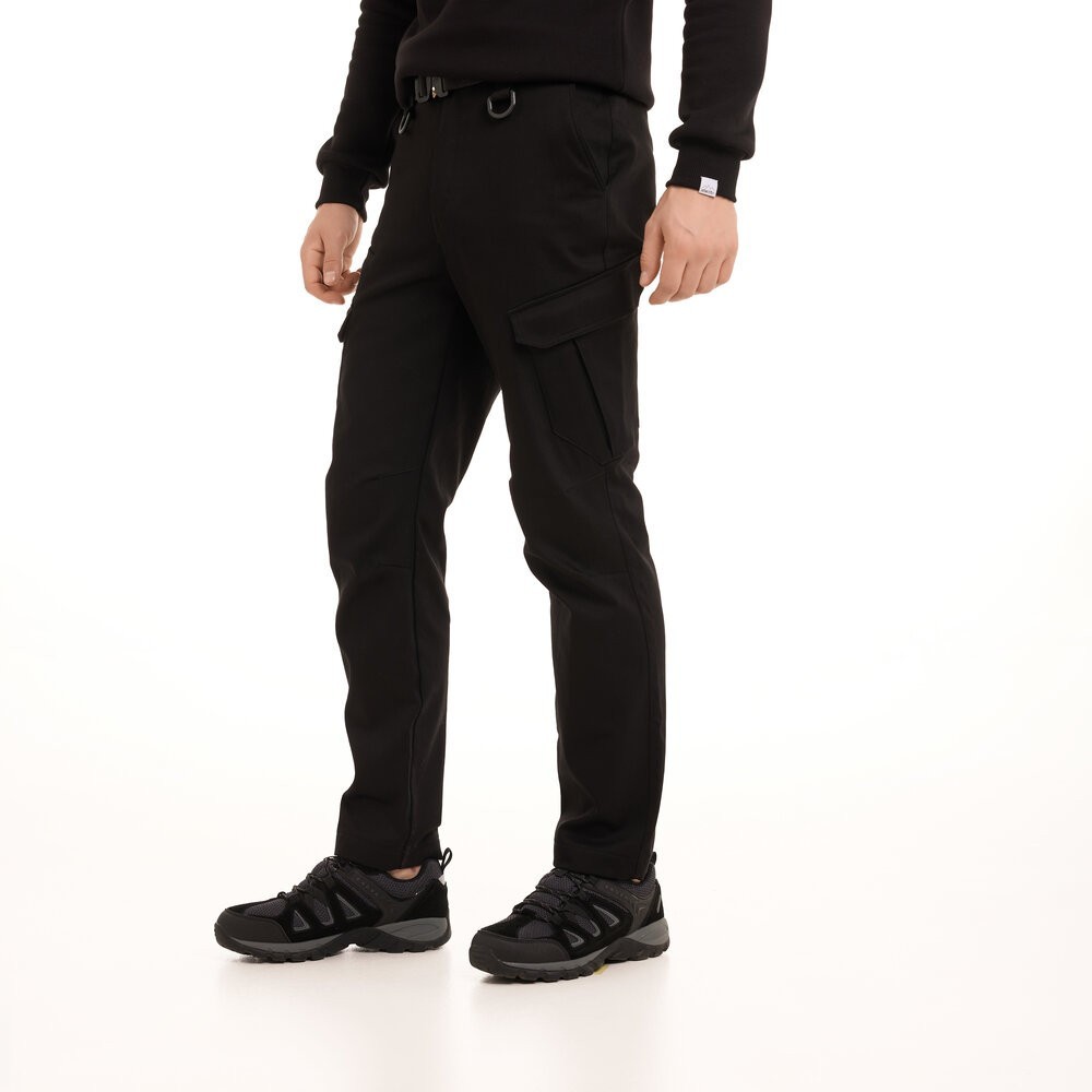 Зимние тактические черные брюки Pobedov trousers Tactical ЗИМА 3XL