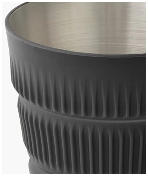 Чашка складна Sea to Summit Detour Stainless Steel Collapsible Mug, Beluga Black