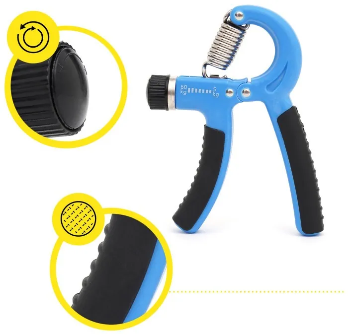 Еспандер кистьовий Cornix 5-60 кг з регульованим навантаженням XR-0141 Blue/Black