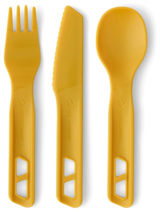 Набор столовых приборов Sea to Summit Passage Cutlery Set, 3 Piece, Arrowwood Yellow