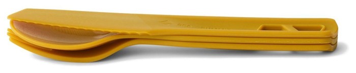 Набор столовых приборов Sea to Summit Passage Cutlery Set, 3 Piece, Arrowwood Yellow