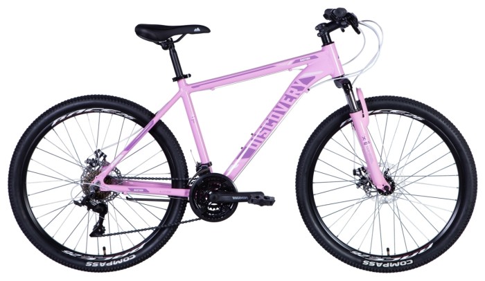Велосипед AL 26" Discovery BASTION AM DD рама- " 2024 (рожевий), укр, укр