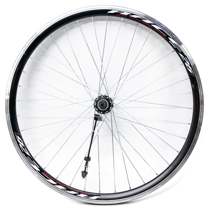 Колесо задн. VLT 26" AL 36H двост. чорн.; Втулка SHUNFENG SF-A221R Vbr тріскачка, колір чорний, на пром. підшипн., укр, укр