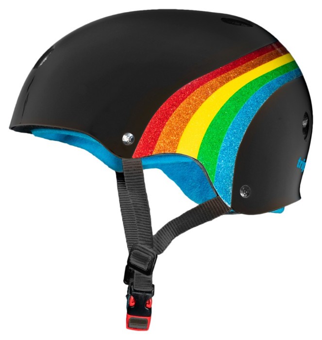 Шолом Triple8 Black Rainbow Sparkle