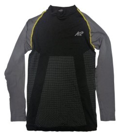 Термобелье для взрослых: мужская кофта K2 ALL TERRAIN MEN SHIRT MAN XL, XXL Black/grey (70056)