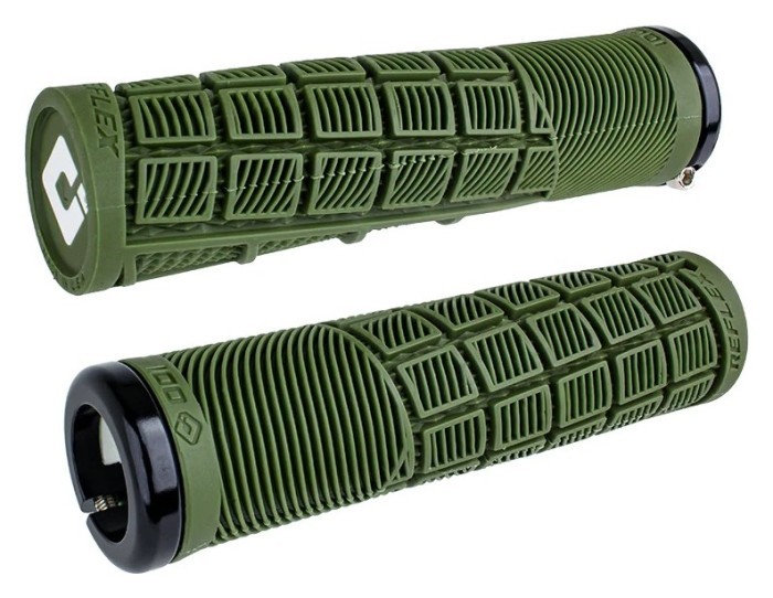Грипси ODI Reflex v2.1 Lock-On MTB Closed End 135mm Army Green, укр, укр