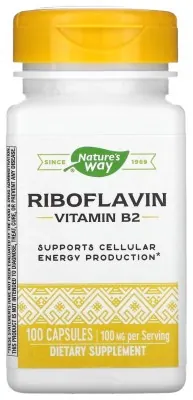 Riboflavin Vitamin B2 – 100 caps (Поврежденная банка)
