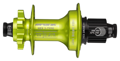 Втулка задняя SPANK HEX J-Type Boost R148 XD 32H, Green