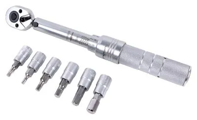 Ключ трещетка з насадками Birzman Torque Wrench 3 - 15nm 3,4,5,6,8 mm,T25