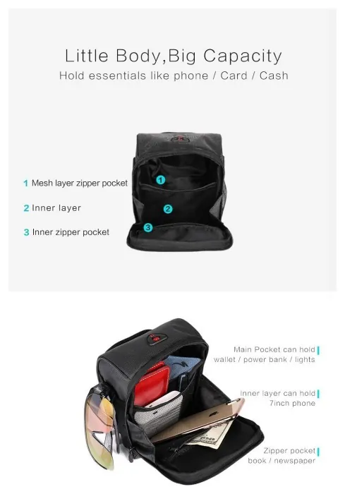 Велосумка на кермо Rhinowalk Multifunctional 2.3л TF910 Black