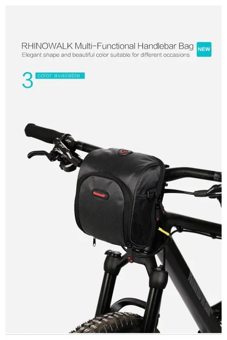 Велосумка на кермо Rhinowalk Multifunctional 2.3л TF910 Black
