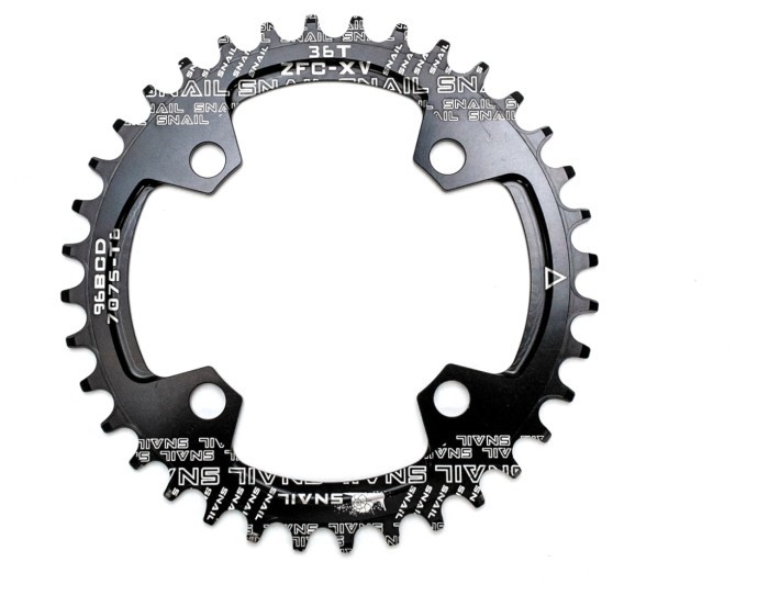 Зірка-неспадайка до шатуна NW AL 30T коло BCD 96 SNAIL (чорн.), укр, укр