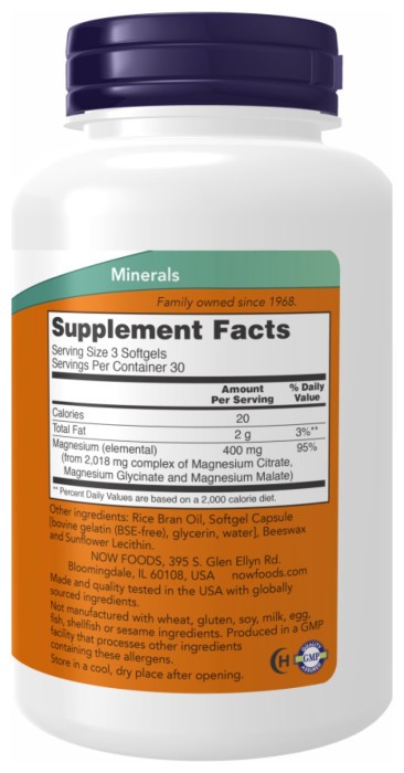 Magnesium Citrate 134mg - 90 sgels