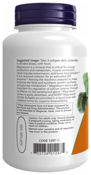 Magnesium Citrate 134mg - 90 sgels
