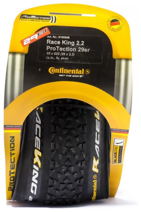 Покришка безкамерна Continental Race King ShieldWall, 27.5 x 2.20, чорна, складна, skin