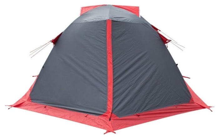 Намет Tramp Peak 2 (V2) сірий/червоний (TRT-025)