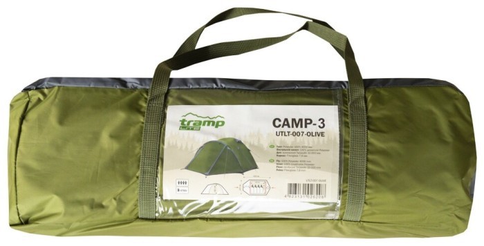 Намет Tramp Lite Camp 3 olive UTLT-007, укр, укр