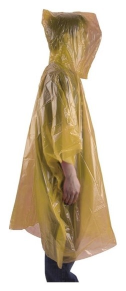 Пончо AceCamp Emergency Rain Poncho yellow, укр
