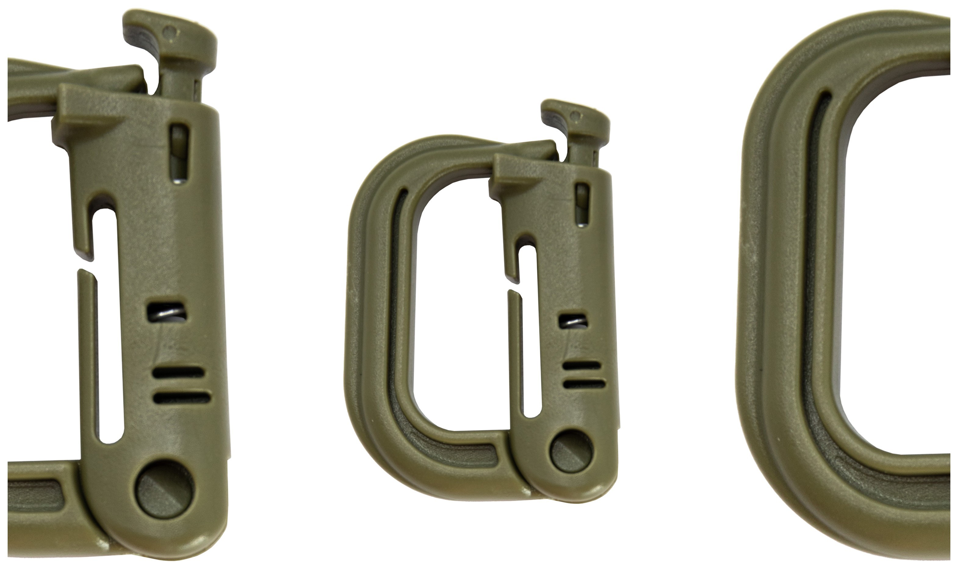 Набір карабінів пластикових Grimlock Трамп 3 шт green UTRA-303