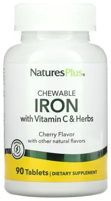 Iron 27 mg with Vitamin C Herbs - 90 tabs