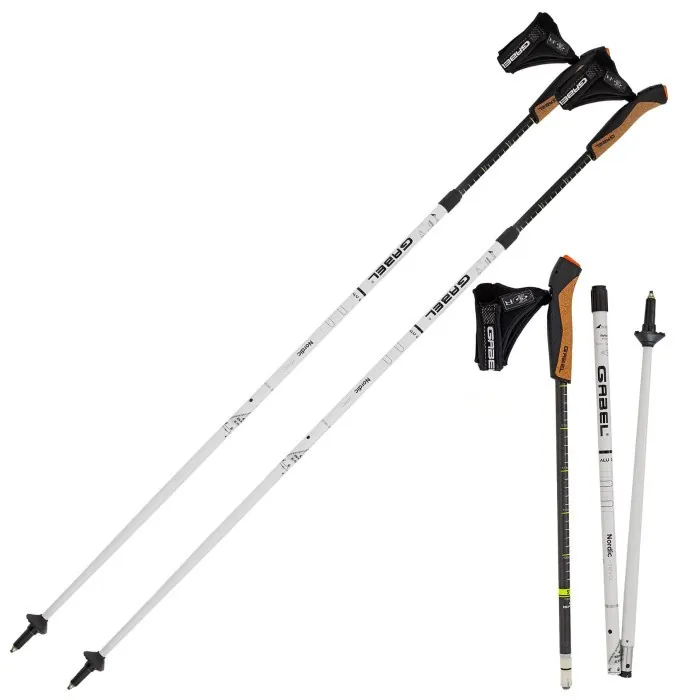 Палки для скандинавской ходьбы Gabel Nordic Revo Alu Carbon (7009351340000)