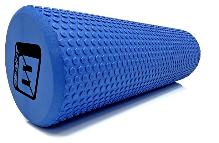 Масажний ролер EasyFit Foam Roller 45 см Фіолетовий, укр, укр