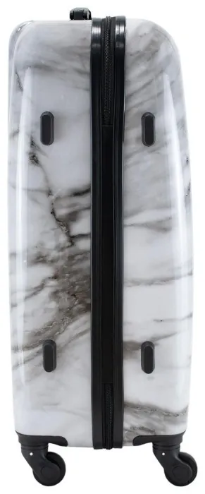 Валіза Semi Line 24" (M) White Marble (T5731-2)
