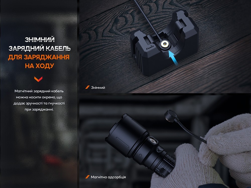 Ліхтар професіональний Fenix WF26R з магнітною зарядкою, укр, укр