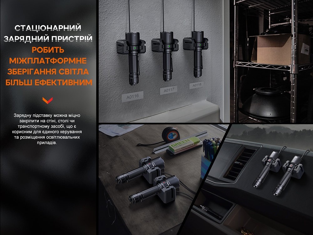 Ліхтар професіональний Fenix WF26R з магнітною зарядкою, укр, укр