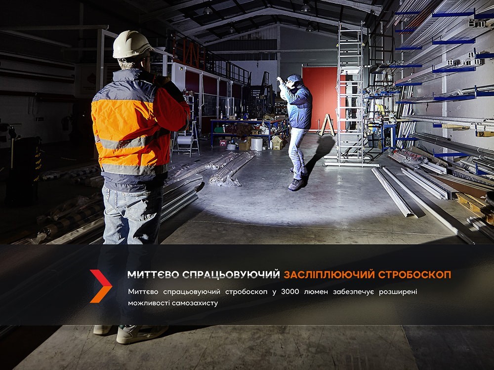 Ліхтар професіональний Fenix WF26R з магнітною зарядкою, укр, укр