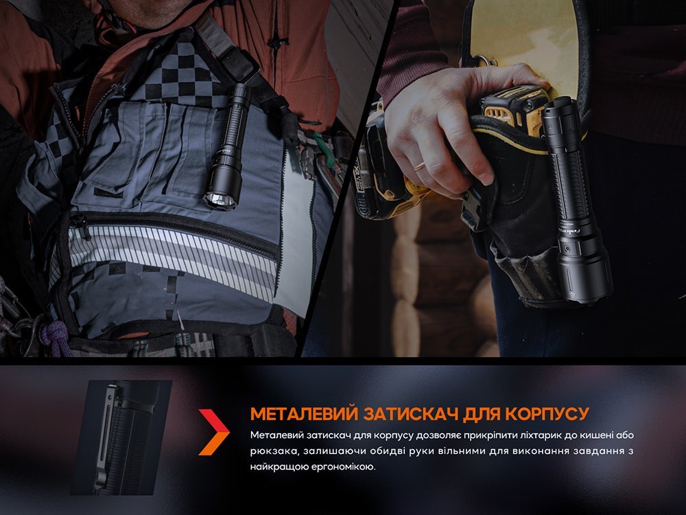 Ліхтар професіональний Fenix WF26R з магнітною зарядкою, укр, укр