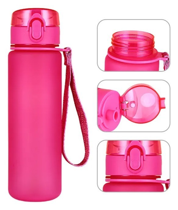 Бутылка для воды EasyFit AquaFlow 800 мл (розовая)