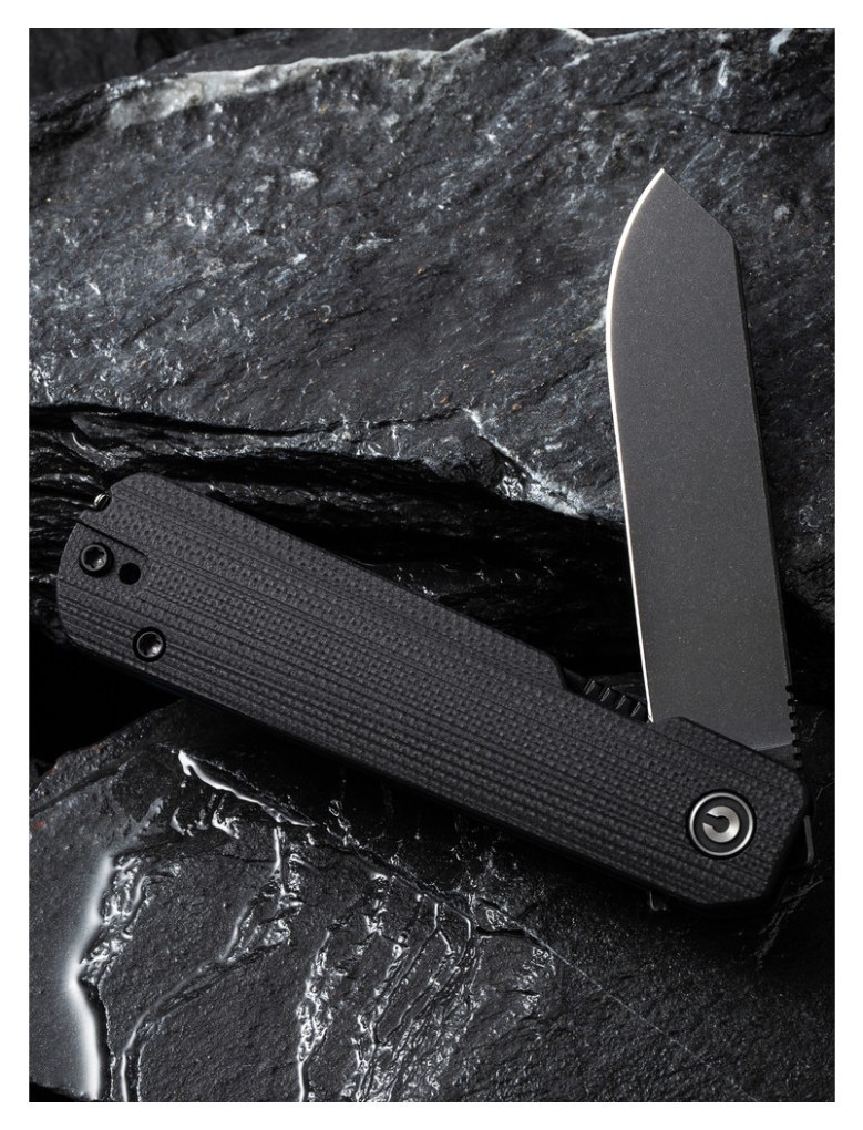 Ніж складаний Civivi Sendy Milled Black C21004B-2, укр, укр