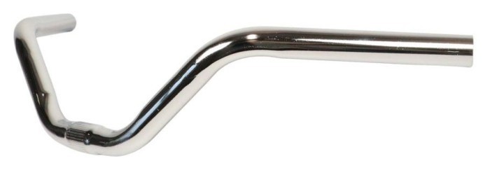 Кермо Сталь 25.4мм L 530 мм підйом - 120мм срiблястий, укр, укр