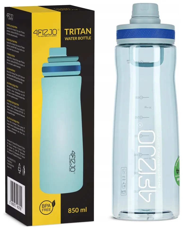 Пляшка для води спортивна 4FIZJO 850 мл Blue (P-5905973403795) (LFP-5905973403795)