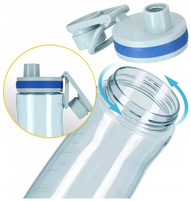 Пляшка для води спортивна 4FIZJO 850 мл Blue (P-5905973403795)