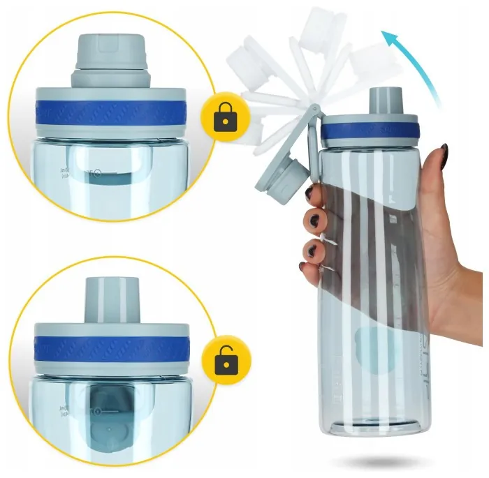 Пляшка для води спортивна 4FIZJO 850 мл Blue (P-5905973403795)