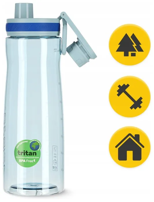 Пляшка для води спортивна 4FIZJO 850 мл Blue (P-5905973403795)