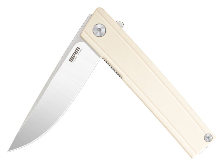 Нож складной SRM Gent 401LC-GT, белый.