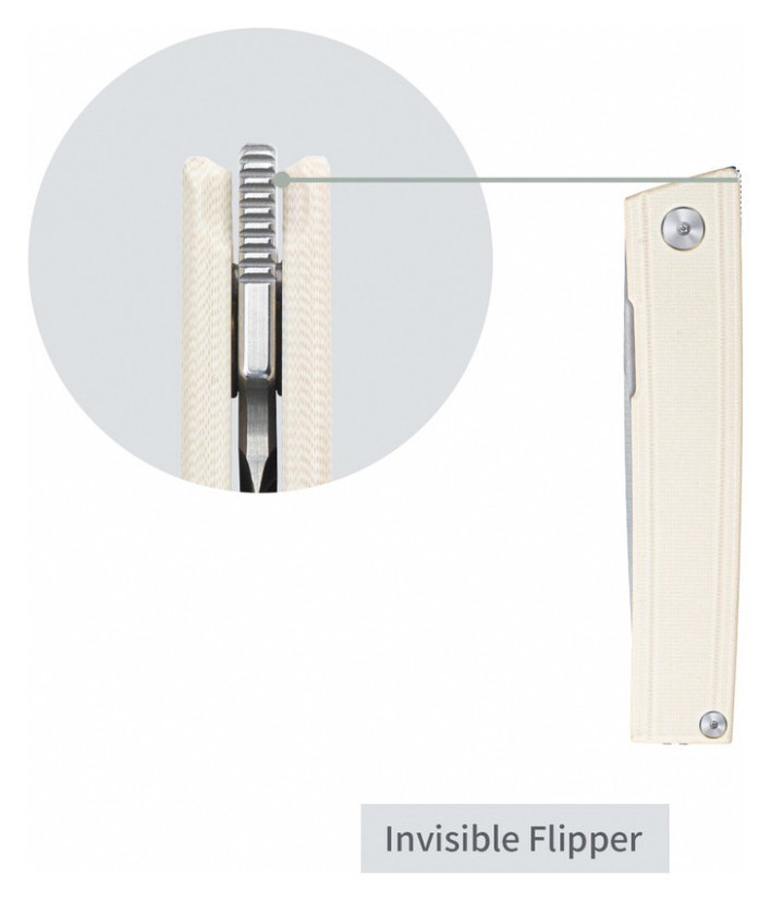 Нож складной SRM Gent 401LC-GT, белый.