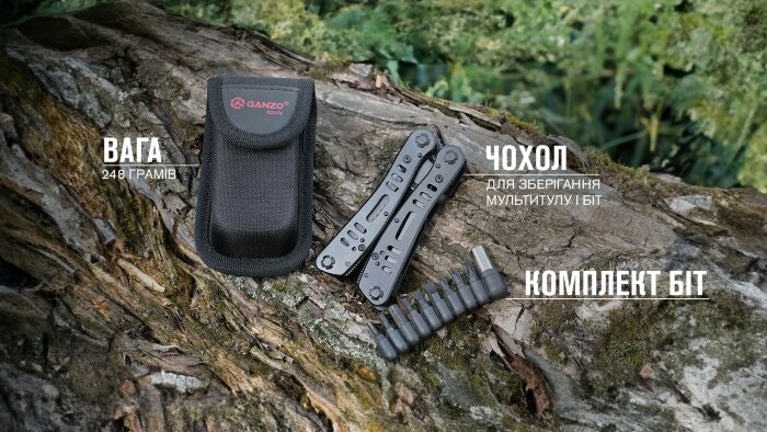 Мультитул Multi Tool Ganzo G103, укр, укр