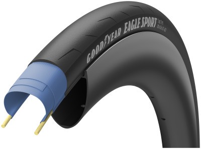 Покрышка 700x30 (30-622) GoodYear Eagle Sport Tube Type Folding Black, 60tpi