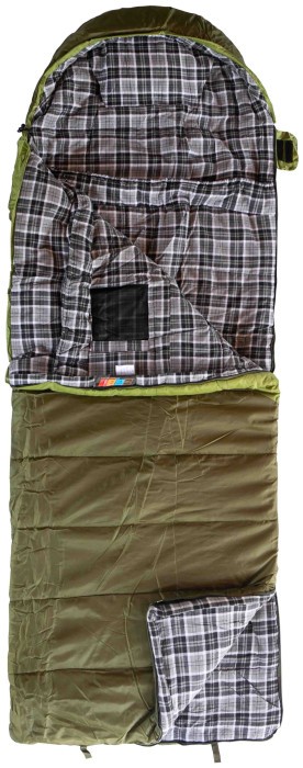 Спальний мішок Tramp Kingwood Regular олівця лівий dark-olive/grey 220/80 UTRS-053R