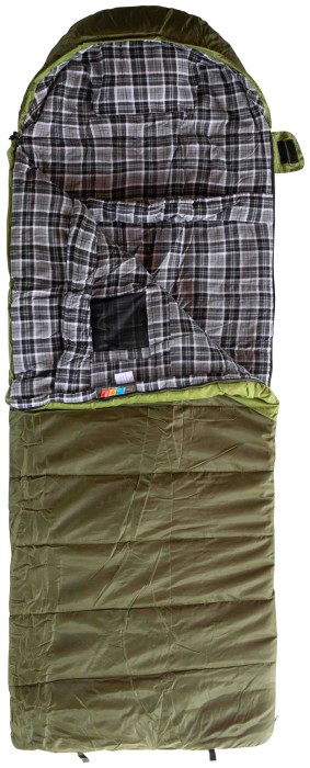 Спальний мішок Tramp Kingwood Regular олівця лівий dark-olive/grey 220/80 UTRS-053R