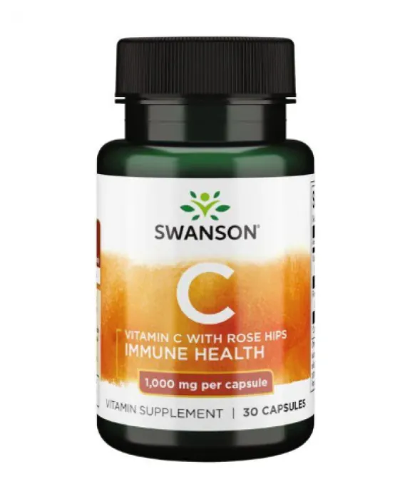 Vitamin C Rose Hips 1000mg - 30caps